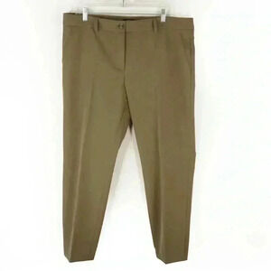 Riani Nina Taupe Green Slim Leg Trouser Pants